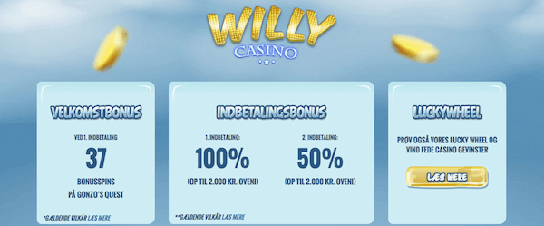 Willy Casino bonus