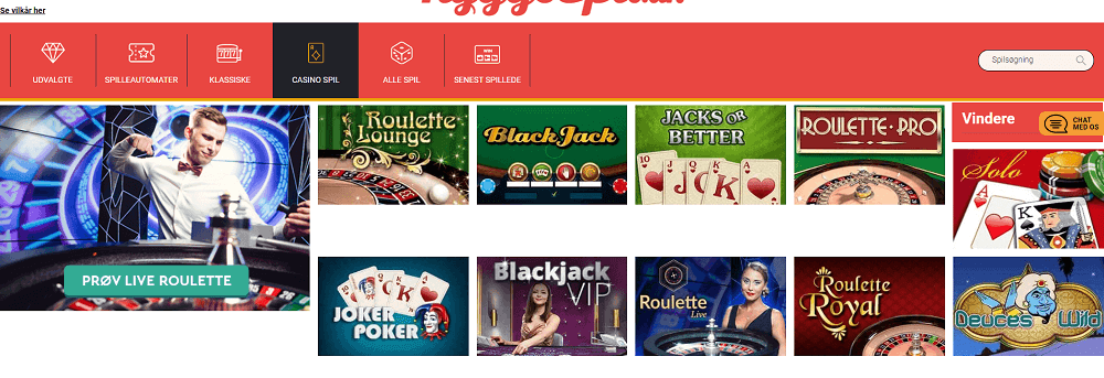 Og husk deres Hyggespil Live Casino Hyggespil Live Casino